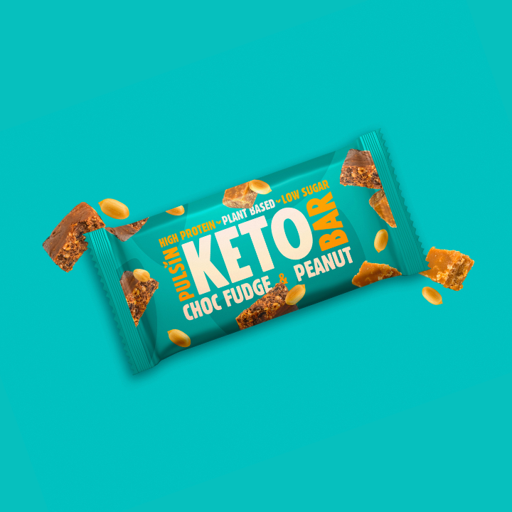 Pulsin Choc Fudge Peanut Keto Bar