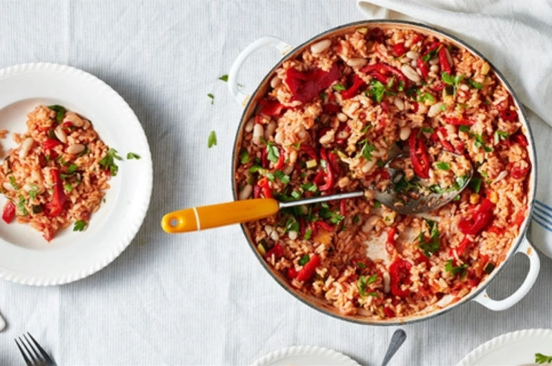 Oven-baked Mediterranean Risotto