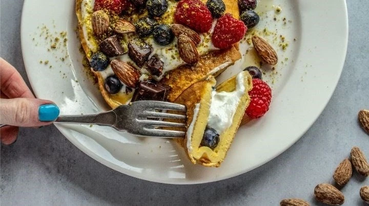 Sweet Vanilla Whey Protein Omelette