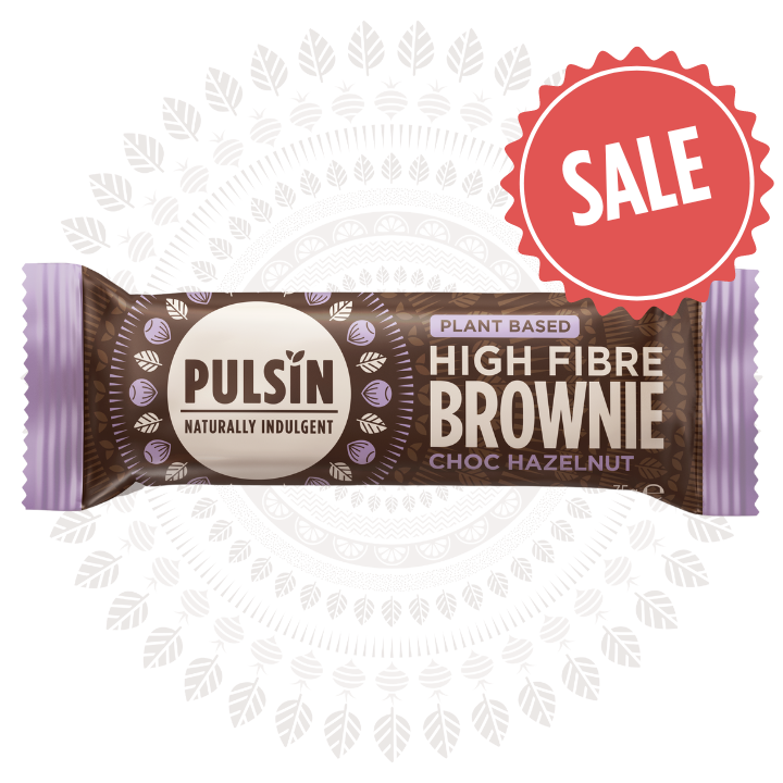 Pulsin Choc Hazelnut Brownie (18x35g) (Short Dated)