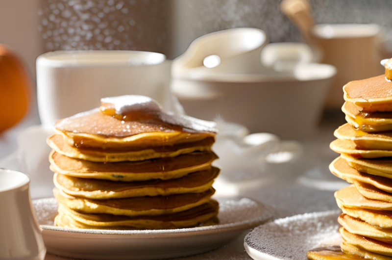 Protein Pumpkin Pancakes