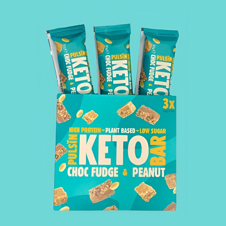 Keto Choc Fudge & Peanut bars