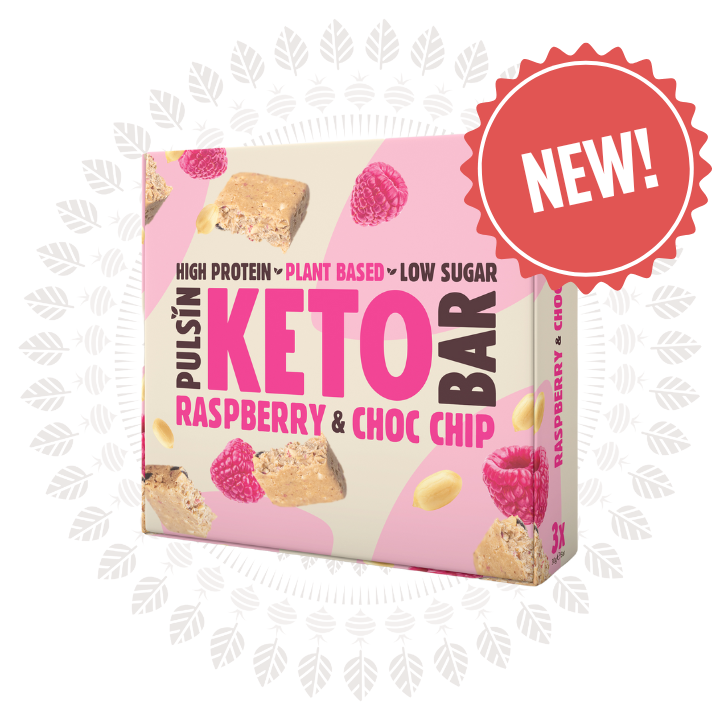 Raspberry Choc Chip Keto Bar